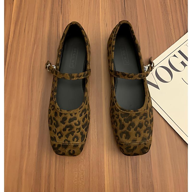 Designer Vintage Slip On Women Mary Jane Shoes Fashion Flats Square Toe Shoes 2026 Spring Casual Dress Ballet Flats Hoes