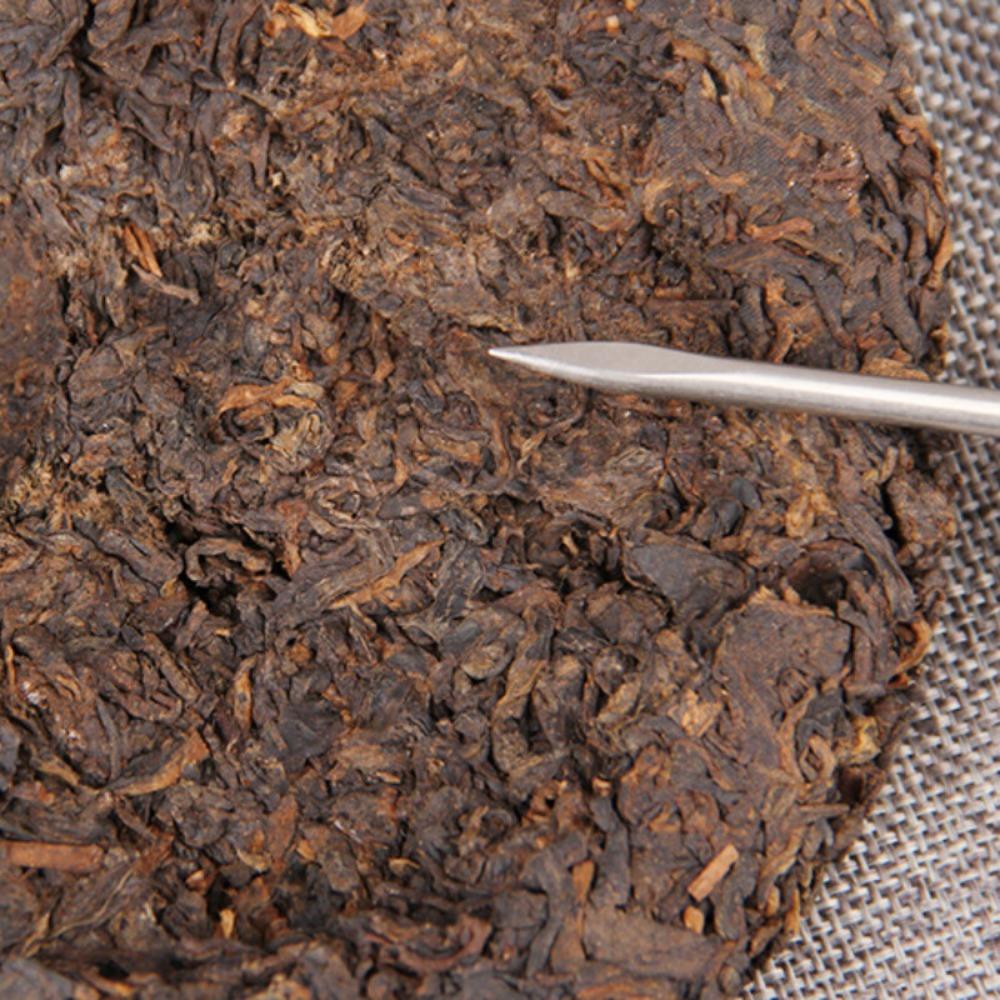 Yunnan Puer Black Tea Cake 357g Chinese Golden Bud Ancient Tree Ripened Pu'er