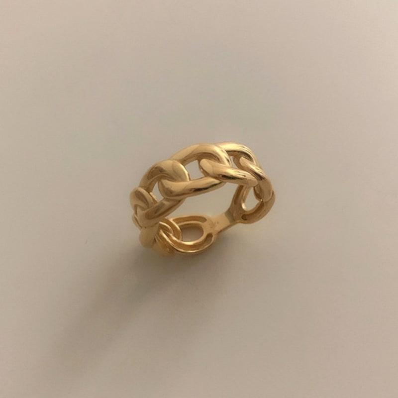 Revedej silver925 bold ring (2color)