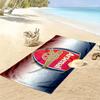 Asciugamano da Spiaggia con Stampa Arsenal Football Club, Asciugamano Grande Morbido ad Asciugatura Rapida per Spiaggia Campeggio Nuoto