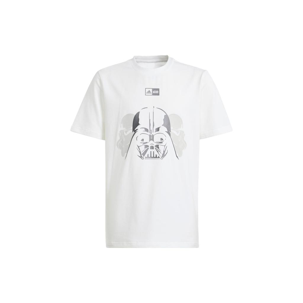 adidas T Shirt STAR WARS GRAPHIC TEE White Kids' IS4566