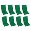 Maison Exclusive - Chaises inclinables de jardin et coussins lot de 8 Gris Acacia