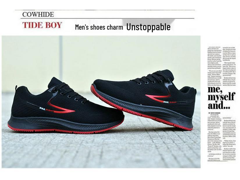 Men's Waterproof Leather Sneakers - Non-slip, Breathable, Casual Korean Style for Autumn/Winter