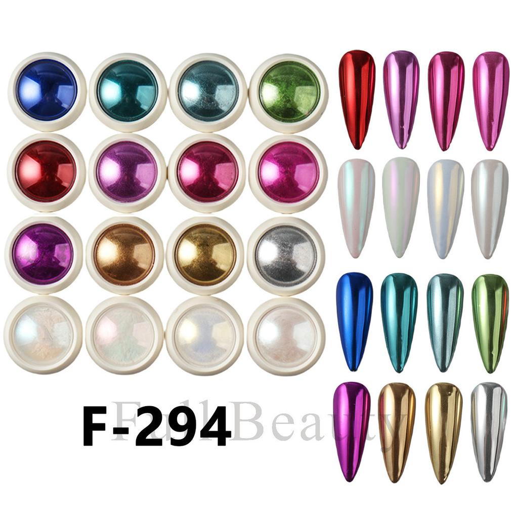 New 8 Colors Bottled Magic Mirror Nail Glitter Set Bottled Mirror Nail Polish Nail