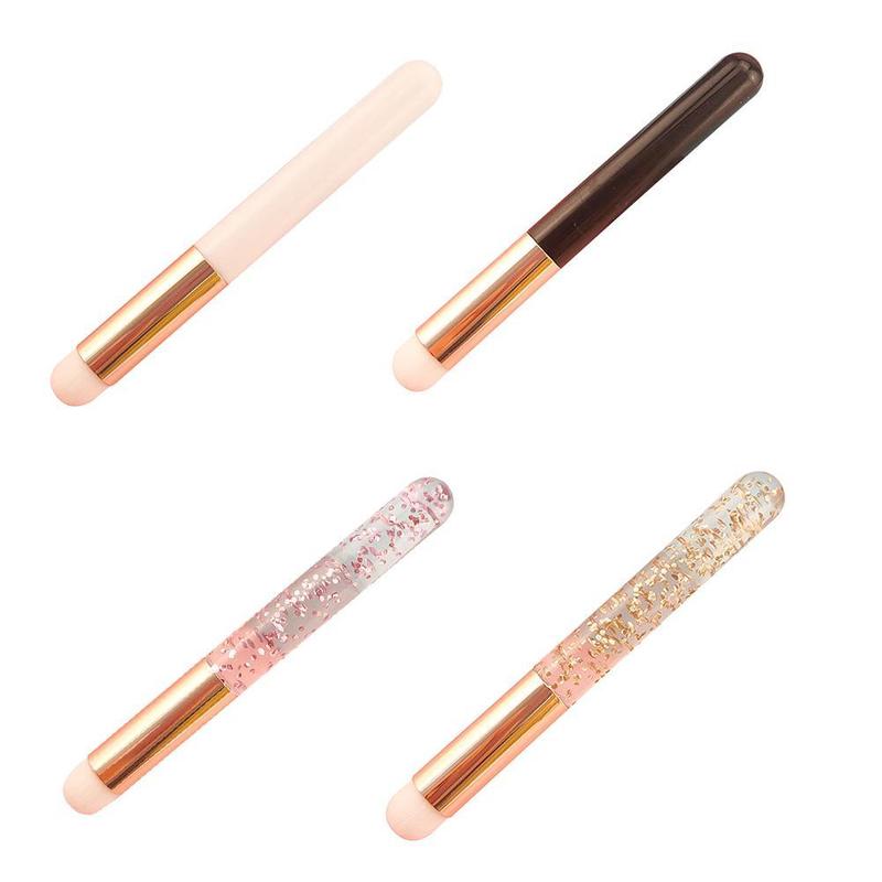 Lip Brush, Round Head, Portable, Lip Beauty Tool, for Lipstick and Concealer, Spot Brush, Mini SizeMakeup