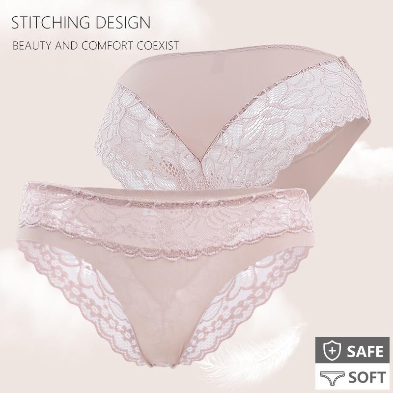 Lace Panties Seamless Women's Underwear Soft Lingerie Intimate Sexy Female Underpants Comfortable Floral Pantys