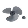 12\\\" Plastic Fan Blade Transparent White 1pcs Radius 14cm Standing Pedestal Floor Wall Table Fanner High Quality