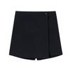 Champion All-Weather Series Solid Color Mid-Rise Comfortable Versatile Breathable Skirt Pants Casual Skirt Women Skirt Pants Black 162430508-3