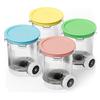 Eisaufbewahrungsglas Kompatibel mit Ninja Swirl NC701 NC701C Creami Eis-Softeisbereiter BPA-Frei Lebensmittelqualität Anti-Rutsch-Behälter für die Küche
