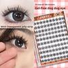 Glue-free False Eyelashes Natural Self-adhesive Manga DIY Lash Clusters Segmented Curled Reusable Eyelashes Extension Makeup