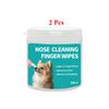 Nose Gentle Cleaning Moisturizing Finger Wipes For Dogs Cats Disposable Pet Wipes For Nasal Hygiene Dryness Relief