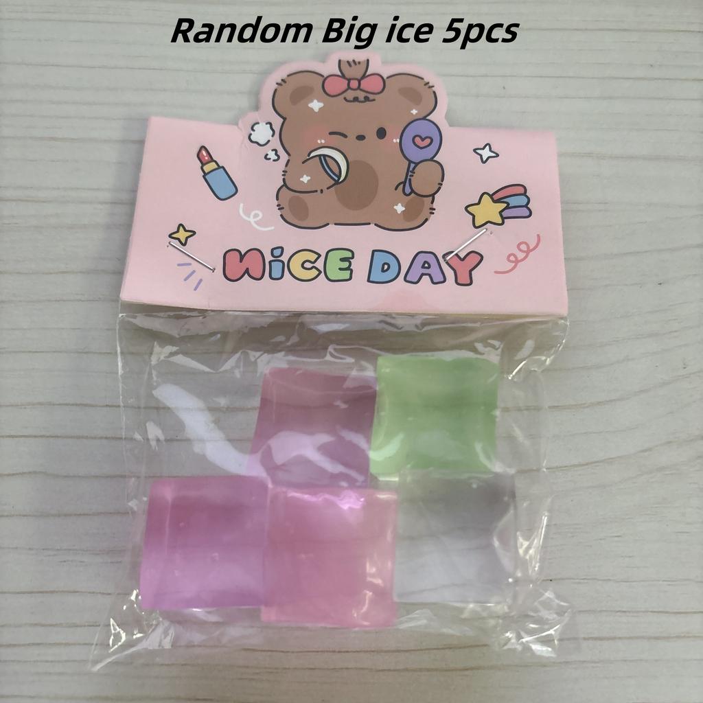 Jucărie Fidget Jucării Mini Squishy Cub de Gheață Mochi Mingie Anti-stres Jucărie Kawaii Cub Transparent lăbuță de pisică pește Jucărie de Strâns pentru Ameliorarea Stresului