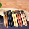 Trendy New Arrival Gift Multicolored Ancient Chopstick Set Natural Wooden Reusable 5 Pairs Handmade