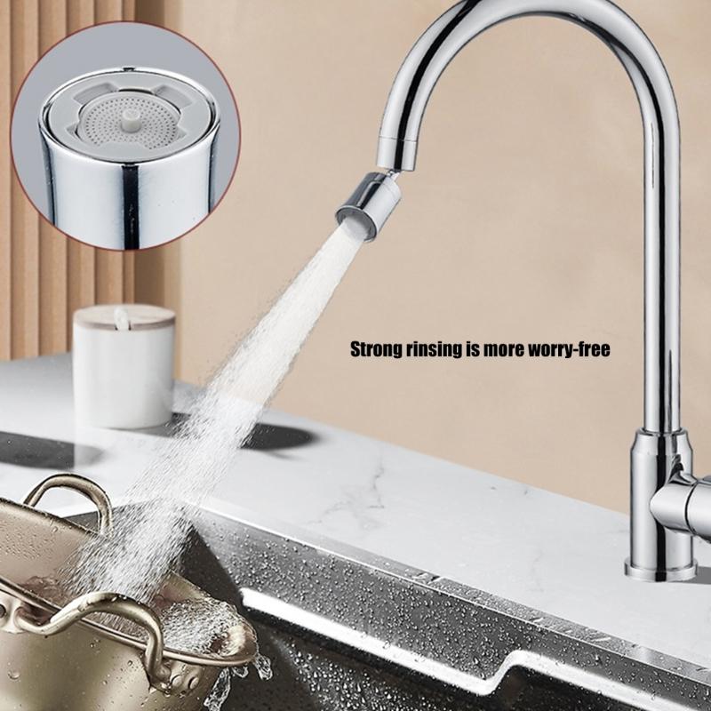 360 Degree Rotating Kitchen Faucet Extender Extension Nozzles Universals Faucet Aerator Splashes Filter Water Saving