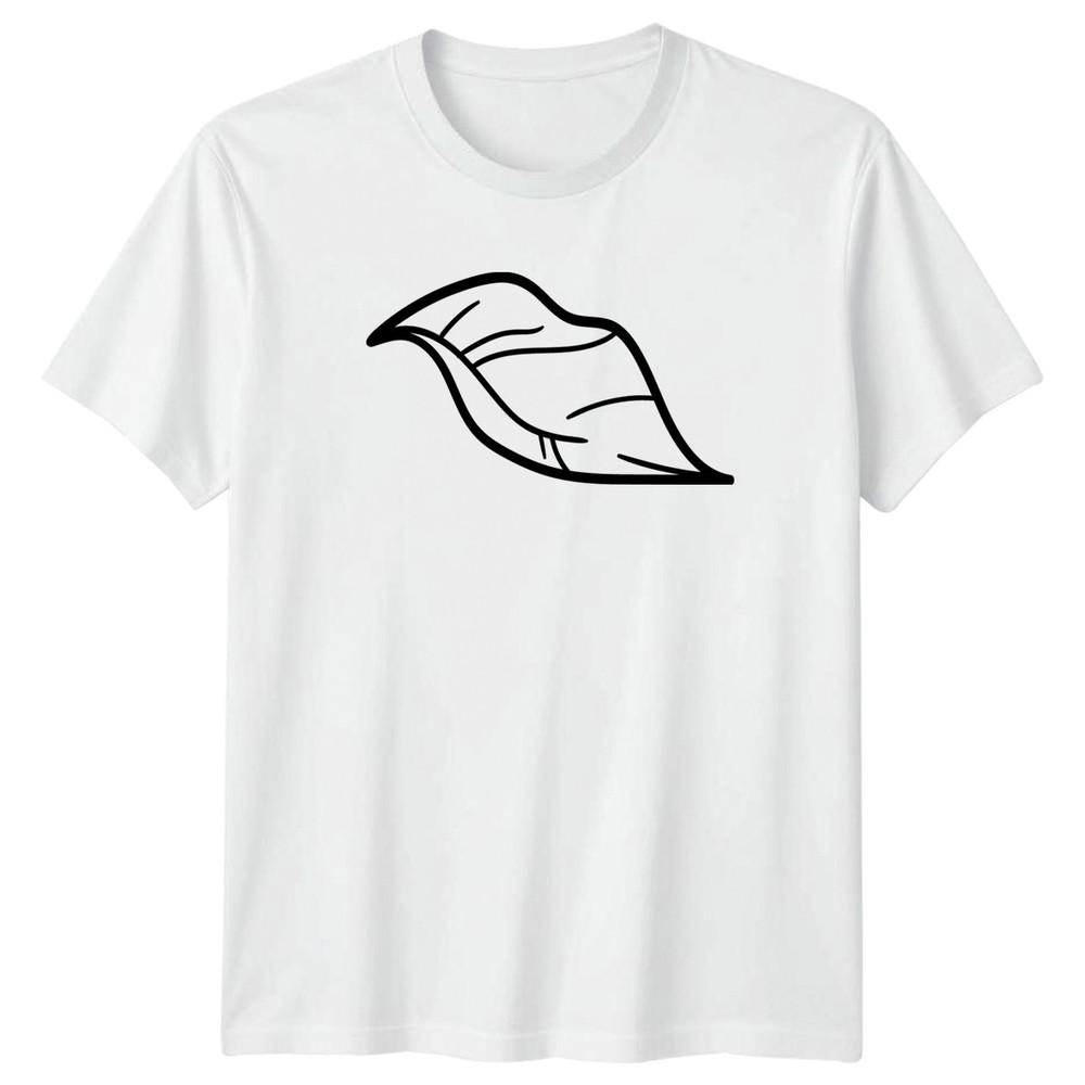 Simple Botanical Leaf Nature Design TShirt Botanical Line Art Nature S