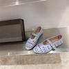 Hollow Out Women's Shoes, Breathable Soft Soled Sandals, Women's Flat Bottomed Comfortable Dancing Shoes