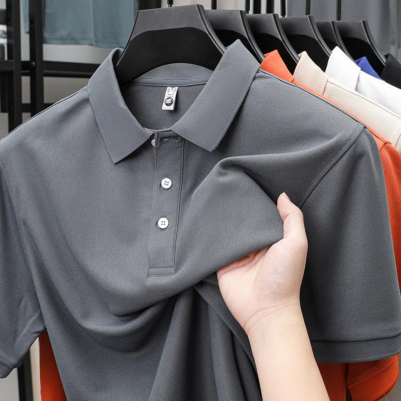 Herren Revers Kurzarm Poloshirt Business Casual Herren T-Shirt Kleidung, Günstiger Antrieb Dnu