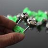 1pc Fishing Bite Alarms Fishing Rod Bell Rod Clamp Tip Clip Bells Ring Green ABS Fishing Accessory Outdoor Metal-CLEARANCE SALE