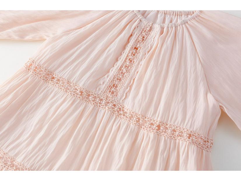 Dziewczęca koronkowa sukienka księżniczki na wiosnę 2025: Słodka długa spódnica dla małych dziewczynek