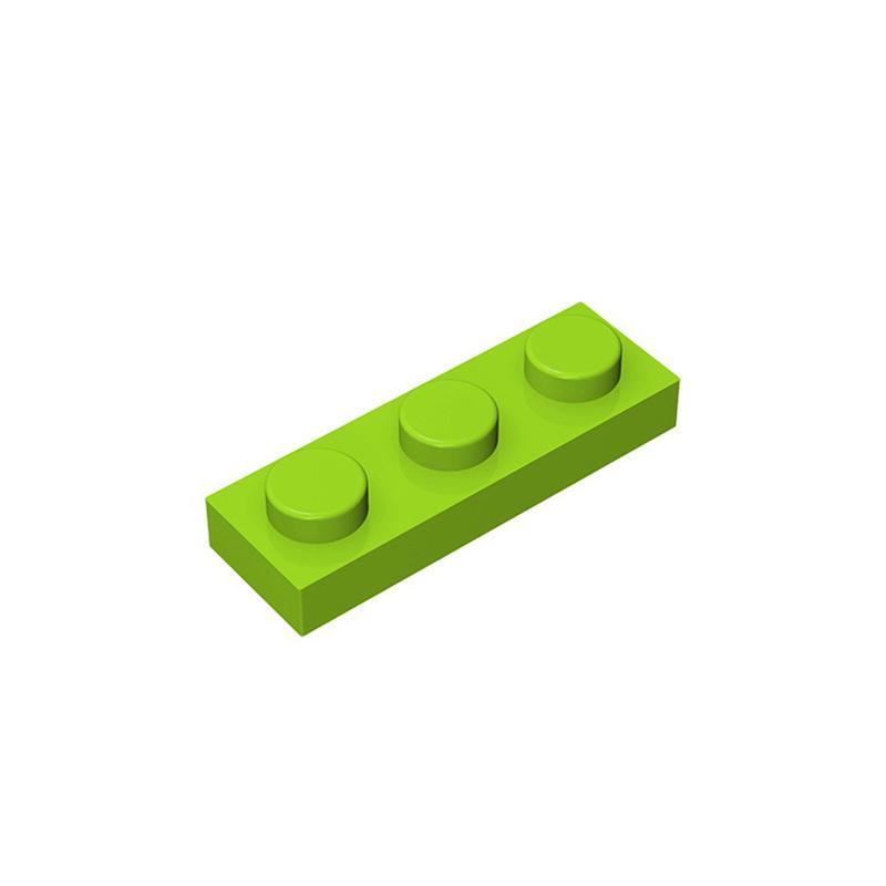 60pcs/lot MOC Bricks Plate 1x3 Compatible With 3623 Children's Toys DIY Building Block Particles Plate Technical Toy