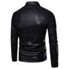 Men's Leather Jacket Men's Autumn and Winter Motorcycle Casual Jacket Men's Clothing