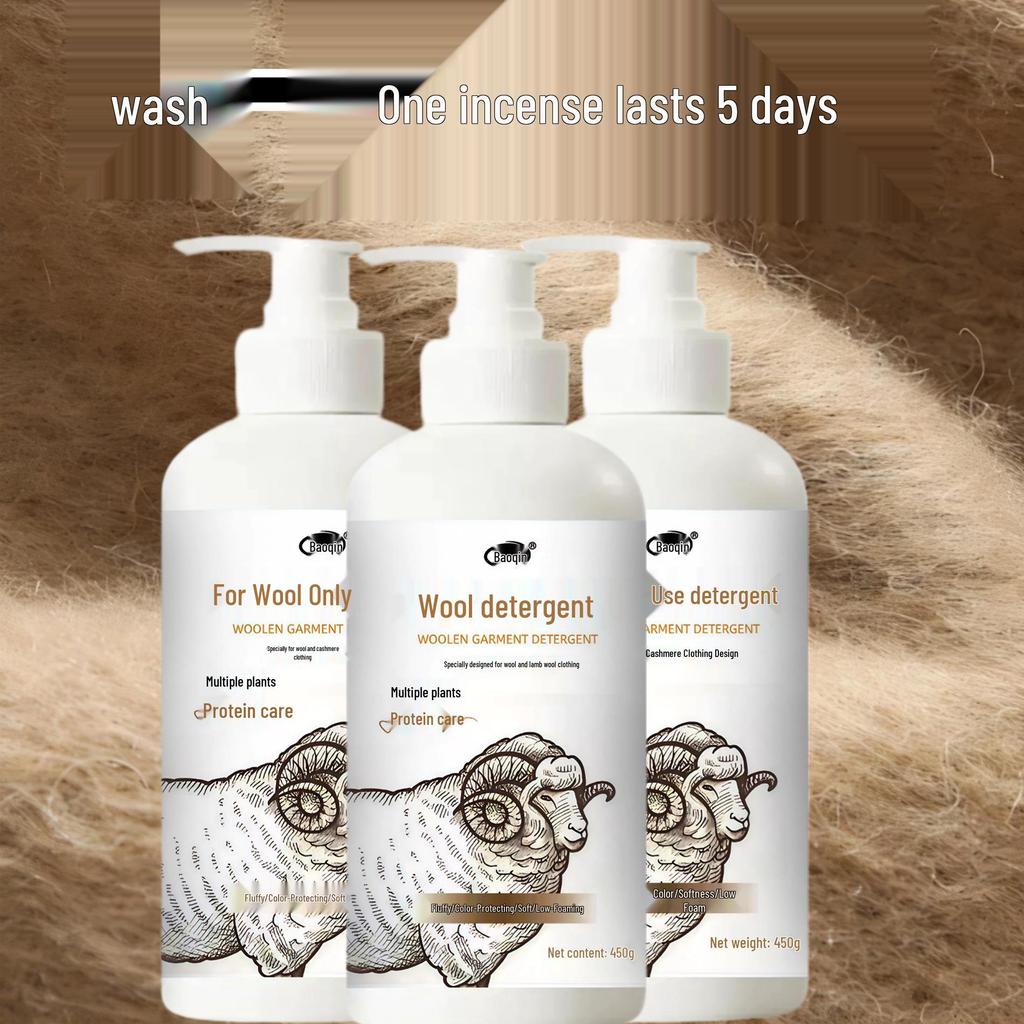 Wol & Kasjmier Trui Wasmiddel - Zachte, Pluizige en Krimpbestendige Reiniger