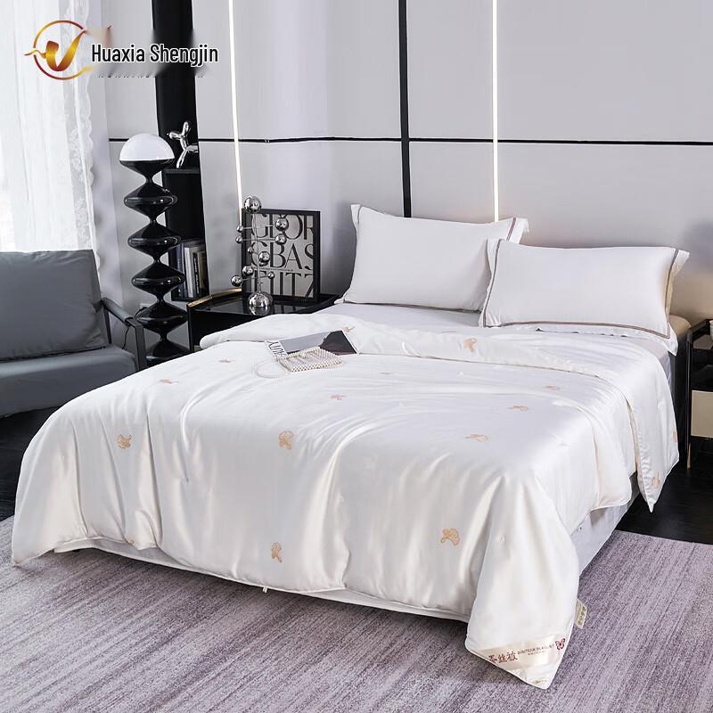 Huaxia Shengjin All-Cotton Mulberry Silk Machine Washable Summer Comforter