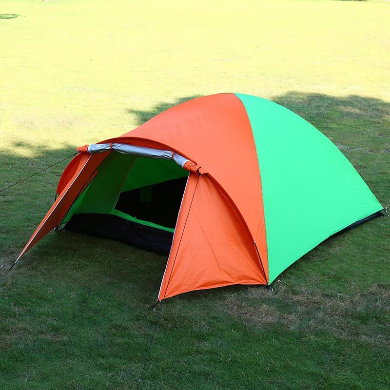 Yuzhan 3-4 Person Double-Layer Outdoor Camping Tent 3-4 Person