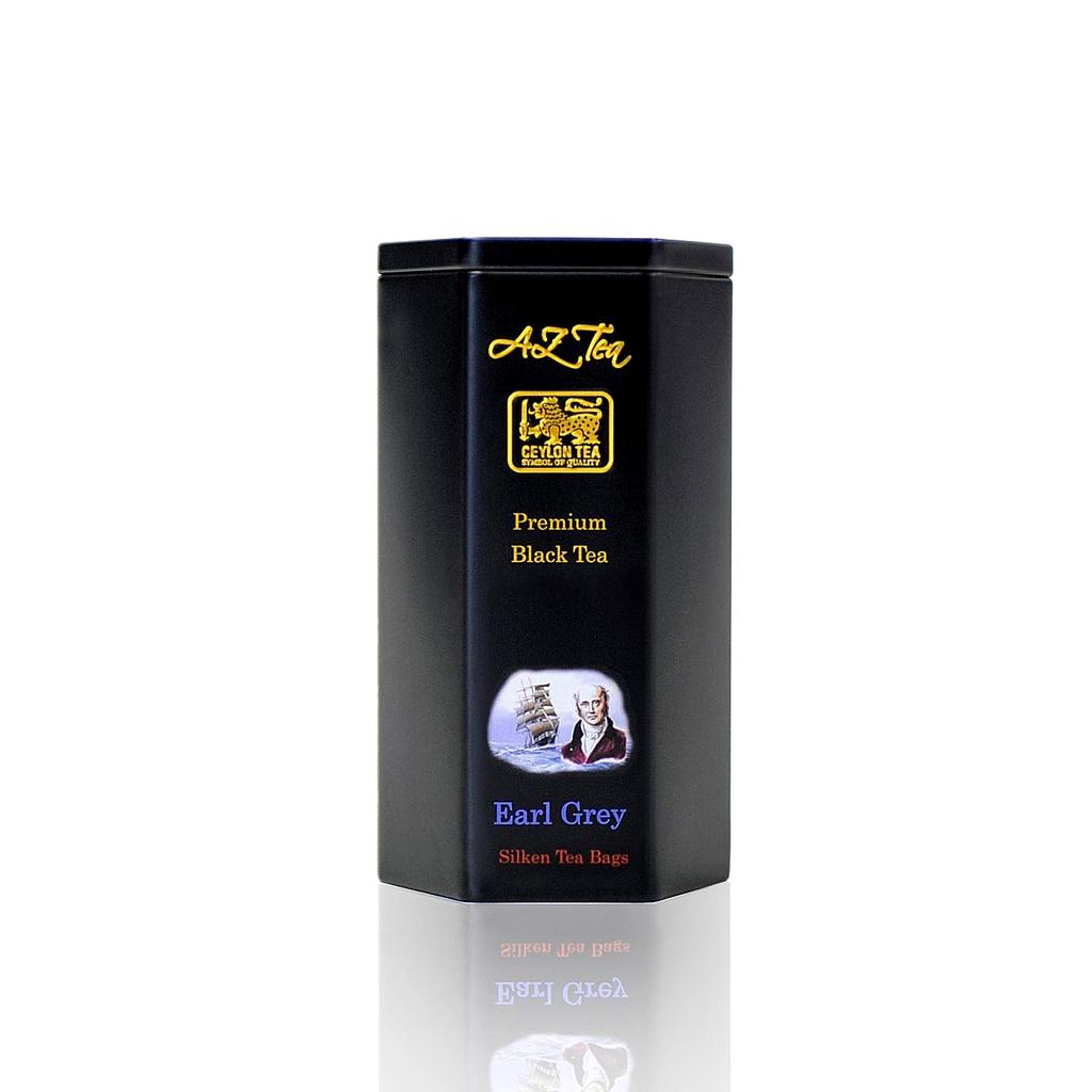 Premium-Geschenk mit 3 schwarzen Dosen AZ Tea Black Earl und Royal Milk Tea. Wird vom sri-lankischen Präsidentenpalast verwendet und unter Verwendung der höchsten Qualität hergestellt