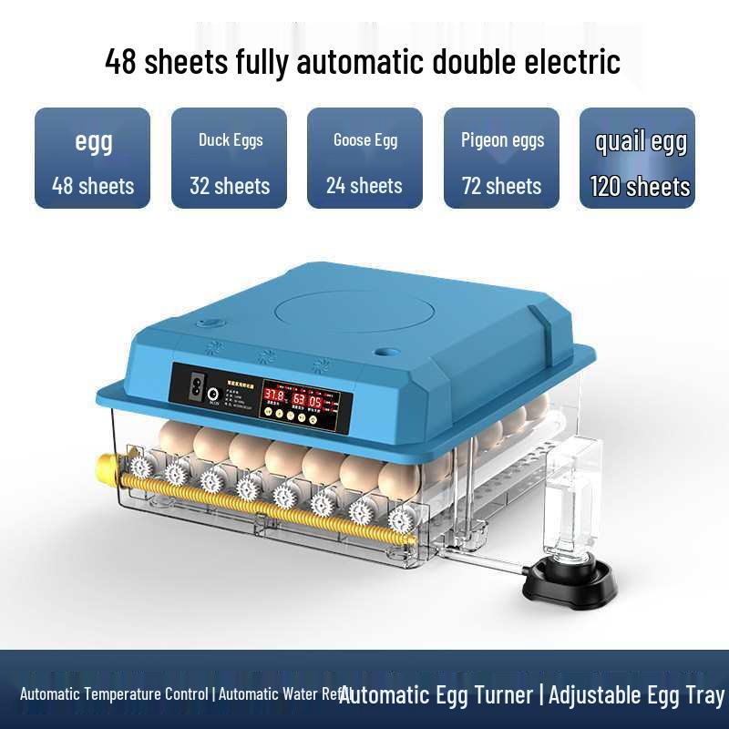 Smart Mini Household Incubator: Fully Automatic Quail & Chicken Egg Incubator with Constant Temperature Control