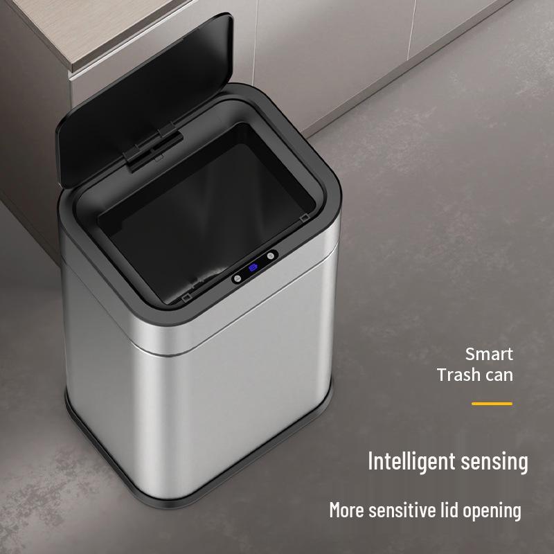 Smart Sensor Trash Can with Lid