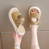 Non-slip Thick-soled Slippers for Women Outside 2025 Summer New Skirt Casual Versatile Beach Lightweight Soft-soled One-word Sandals