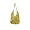 Fashion Crochet Straw Bag for Women Raffia Woven Tote Handbag New Hollow Clutch Beach Bag for Vacation Casual Totes 2025