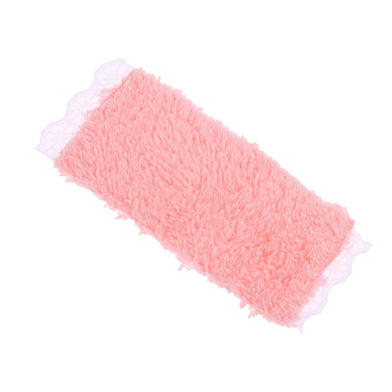 3Pcs/Set Dollhouse Mini Bathroom Lace Towel Bath Towel Model For Doll House Decor Kids Pretend Play Toys Diy Bathroom Ornaments
