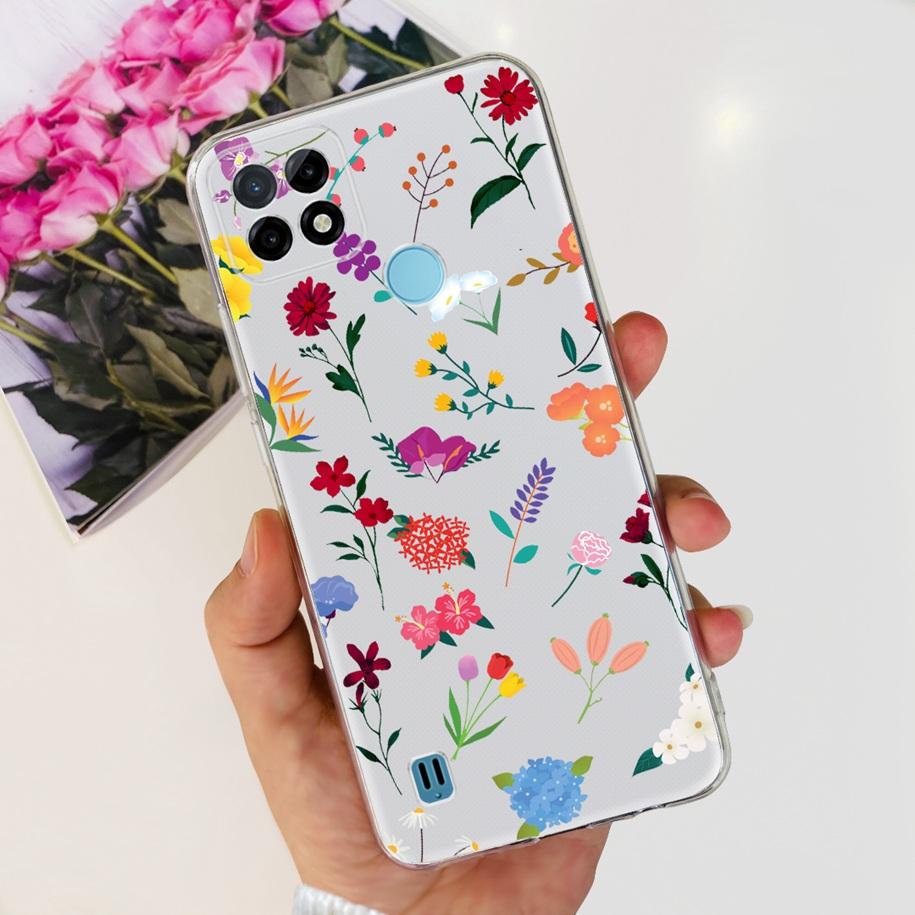 For Realme C21Y Case Realme C21 Phone Case 2023 New Printed Soft Back Cover For Realme C25 C25S C25Y RealmeC21Y Shockproof Coque
