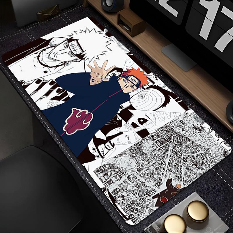 Mouse Pad Naruto Pain Gamers Decoracion Gamer Desk Mat Mousepad Laptop Gaming Rubber Accessories Varmilo Keyboard Carpet
