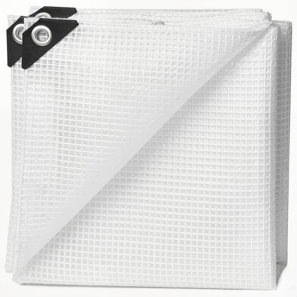 3 x 5m Waterproof Tarpaulin Heavy Duty 140GSM PE Tarp White