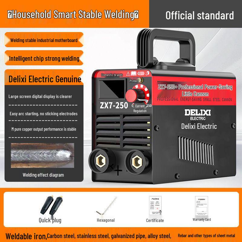 250 Dual Voltage Electric Welder, 220V Household and 380V Industrial, Portable Small Welding Machine
