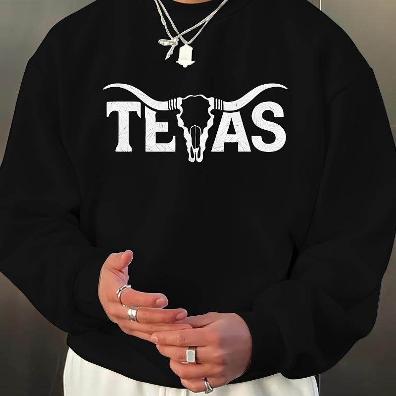 

Men s Crew Neck Sweatshirt, Eco-Friendly, Weekend Casual & Vacation Outfit XXL чорний