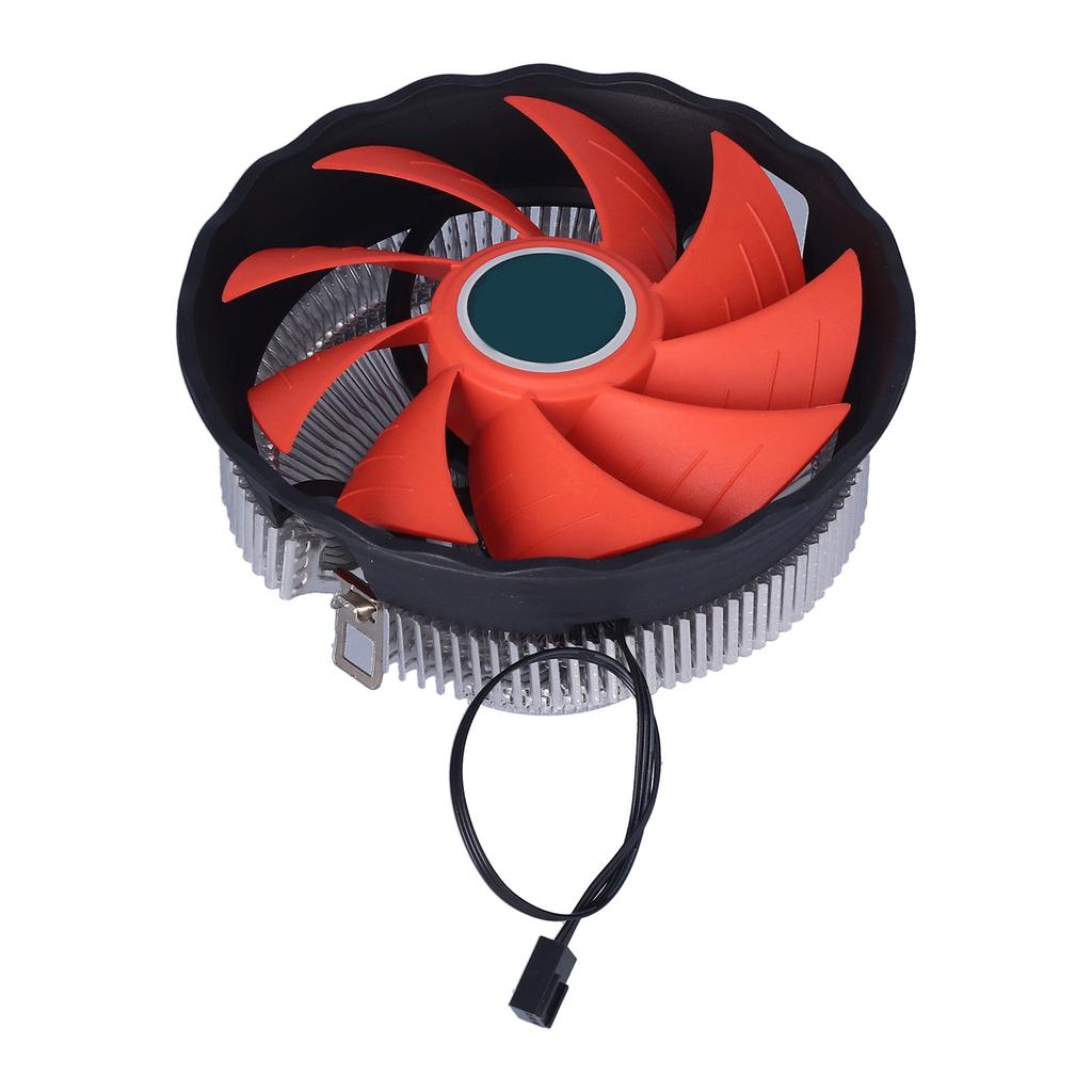 CPU Cooler Pure Aluminum Material Dispersed Conduction Silent Heat Dissipation Cooling Fan for Office Computer