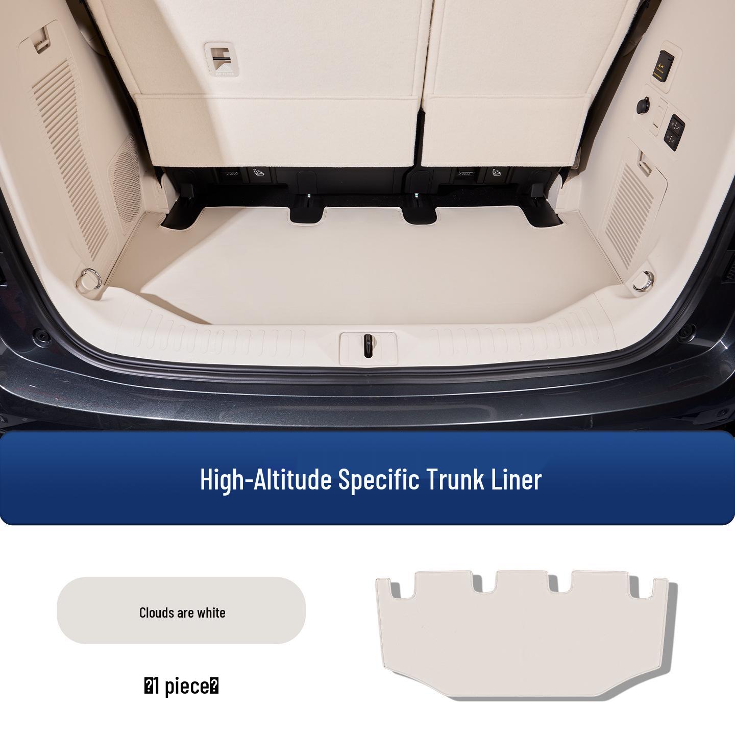 

Wey Gaoshan 7/8/9 Trunk and Seat Back Protection Mat - Anti-Scratch Car Interior Decor Default