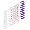 10pcs Double Head Water Erasable Pen Fabric Marker Tailoring Tool AccessoriesPurple