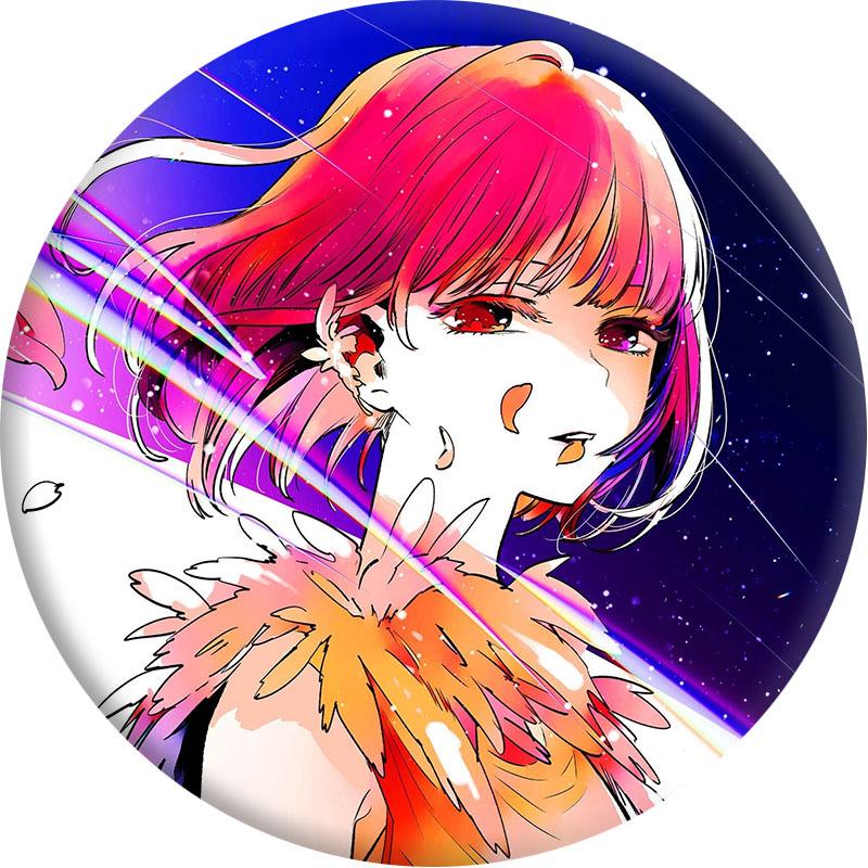 Oshi no Ko Season 2 Tin Badge: Hoshino Ai & Ruby Badge