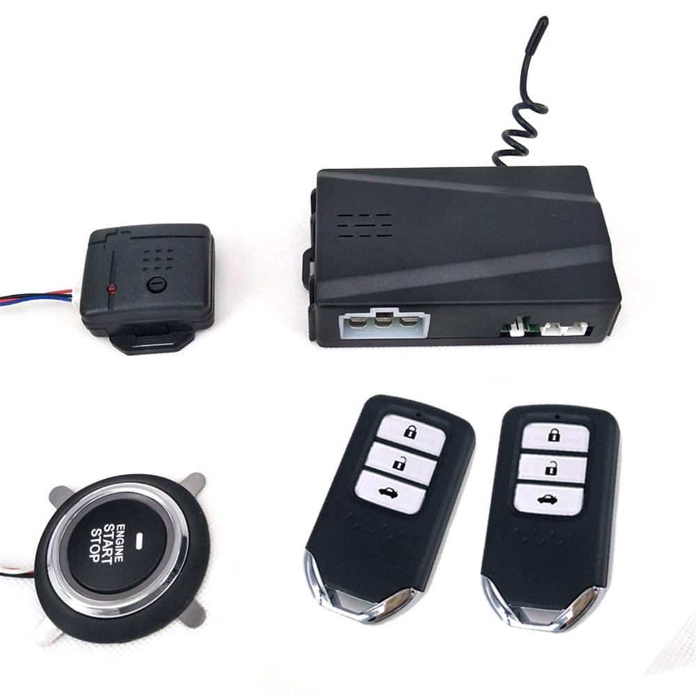 Car Alarm Passive Keyless Entry One Button Start Remote System Auto Central Lock