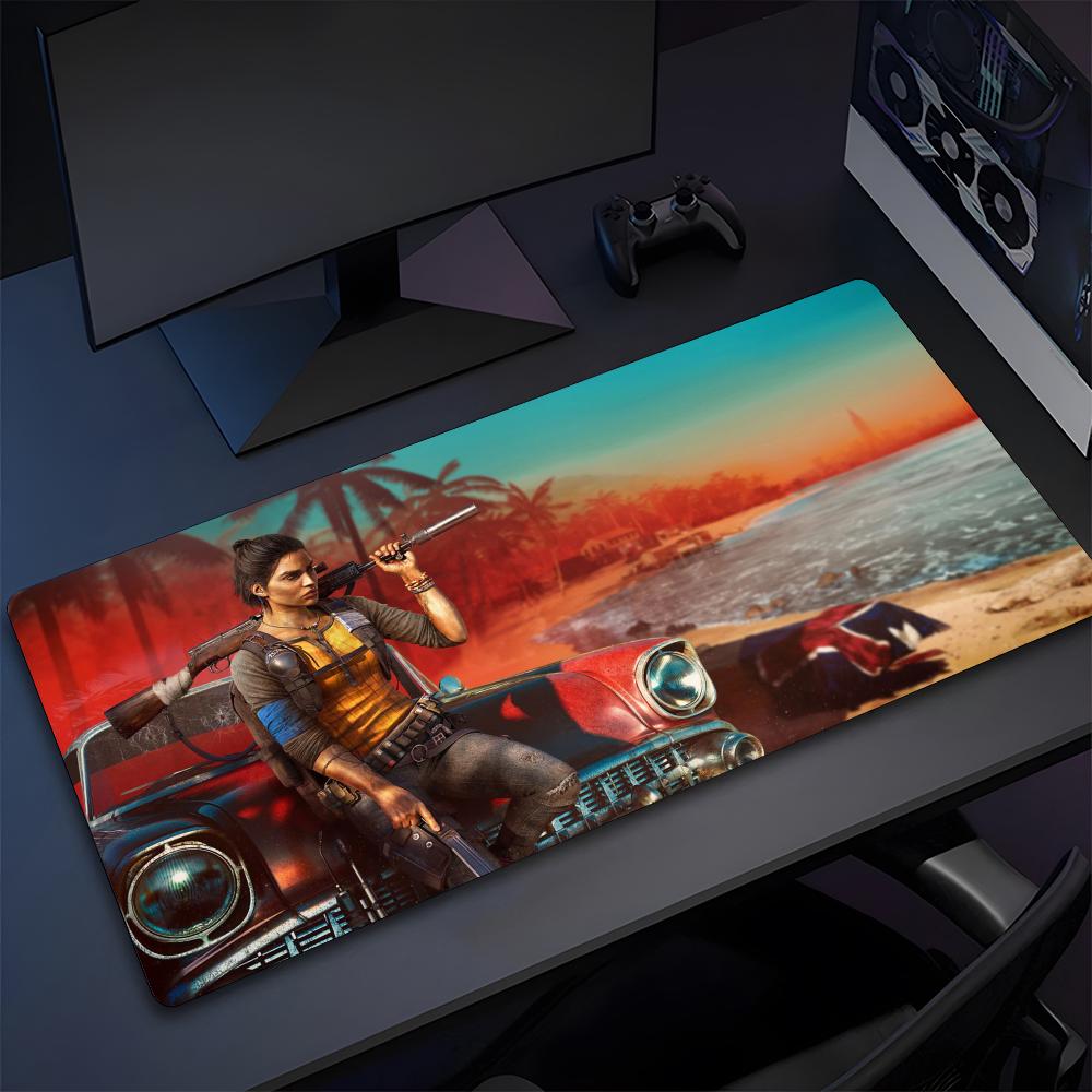 Podložka pod myš Far Cry 6 Vysoce kvalitní podložka pod myš z přírodní gumy Nejprofesionálnější omyvatelná podložka pod myš pro notebook