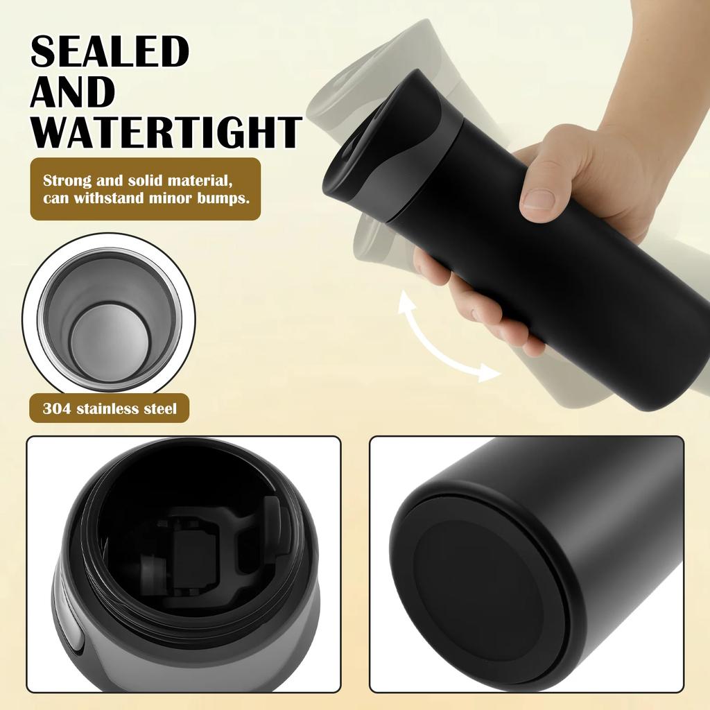 700ML Stainless Steel Insulated Coffee Mug Insulated Travel Mug with Lid Sealing Thermal Drinking Cup for Home Car Travel Office