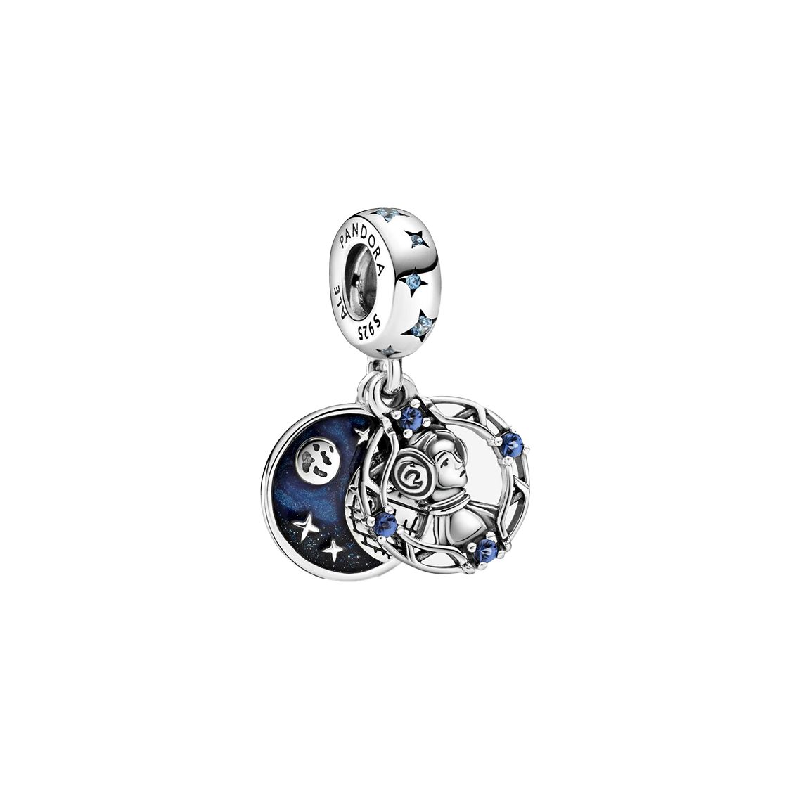 Pandora Star Wars Leia Princess Double Dangle Charm Women Charm Silver 799251C01 Silver