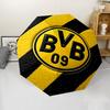 Borussia Dortmund Theme Automatic Umbrella, Lightweight & Portable, 8 Rib, Perfect for Outdoor Travel, Birthdays, Christmas, Gifts.
