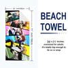 My Hero Academia Print Beach Towel, Large Soft Quick Dry Towel for Beach Camping Swimming