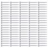 100Pcs Self Drilling Screw Stainless Steel Hex Washer Screws for Home Office Equipment